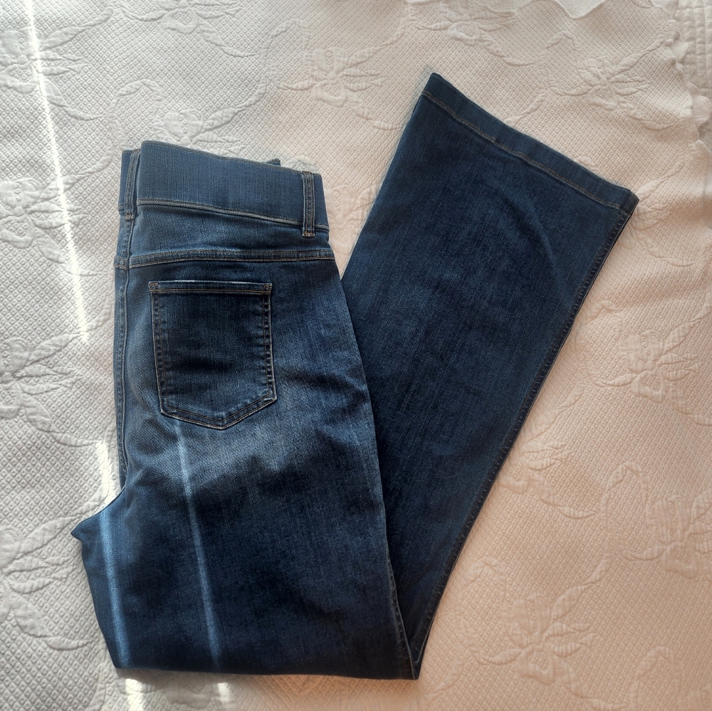 SPANX Dark Blue Denim Pants